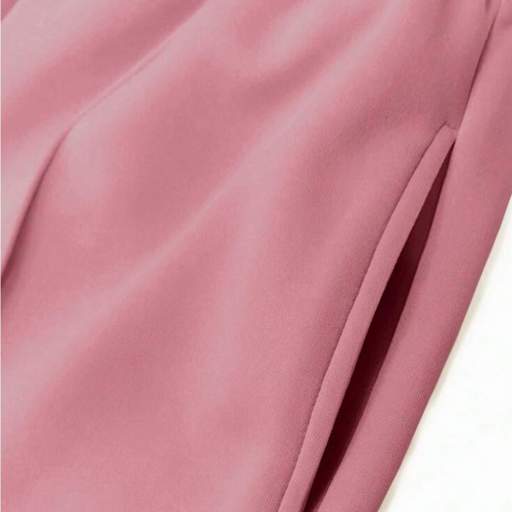 29. Women's Pink Sweatpants - Picture 3 of 7